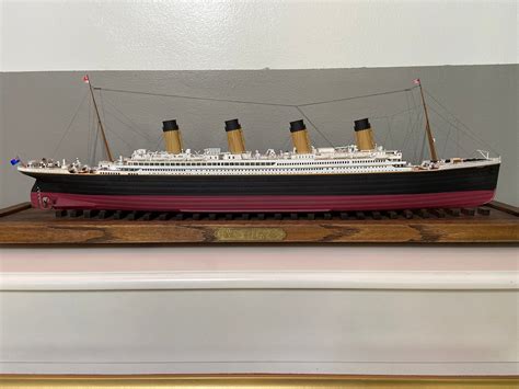 Custom Ship Model Wooden Base Display Stand 1350 Titanic Etsy