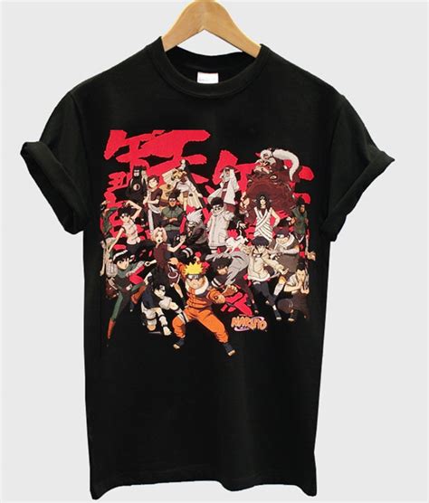 Naruto Anime Characters T Shirt Clothzilla