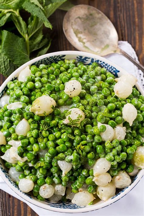 Creamed Peas And Pearl Onions Recipe Creamed Peas Creamed Peas And