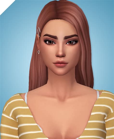 The Sims 4 Maxis Match Cc Hair By Aharris00britney Sims 4 Cc Hair