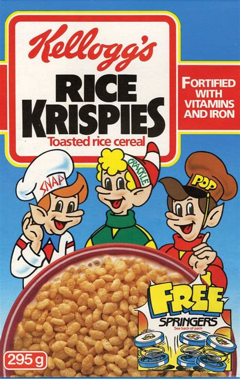 A History Of Kellogs Snap Crackle Pop Slogan Creative Review Cereal Packaging Cereal