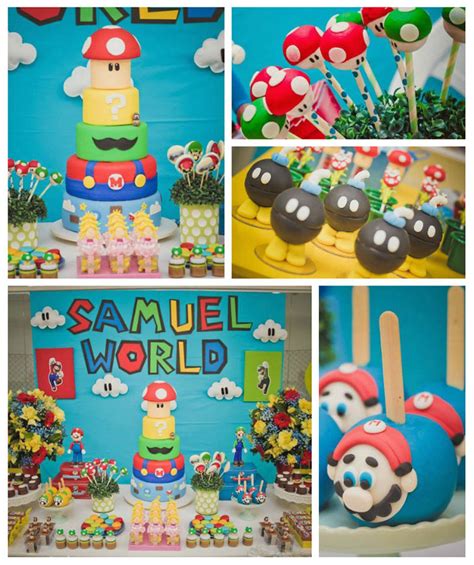 Karas Party Ideas Super Mario World Birthday Party Via
