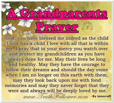 A Grandparents Prayer