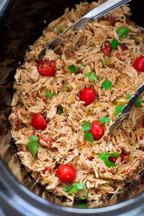 My Favorite Slow Cooker Shredded Mexican Chicken - With Salt and Wit