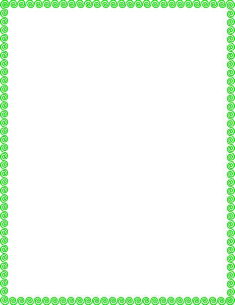 Green Border Clip Art Cliparts