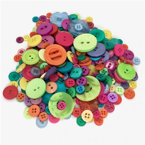 Plastic Multicolor Buttons Sizedimension 8 Mm Packaging Type
