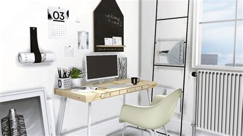 Ikea Lillasen Desk And Clutter By Mxims Liquid Sims