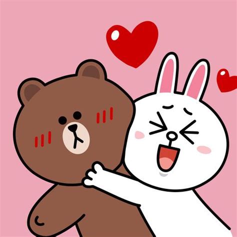 Lines Adorable Couple Brown And Cony Bring Their Delightful Dating