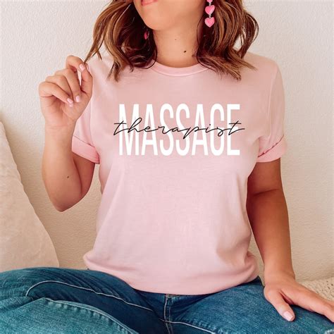 Massage Therapist Shirt Massage Therapy T Shirt Licensed Etsy