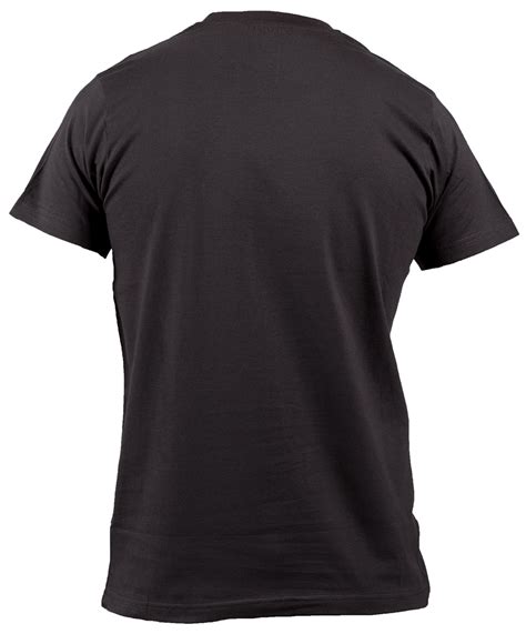 T Shirt Noir De Dos Png Transparents Stickpng