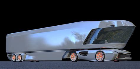 Ruslan Shtepin Concept Project Of Futuristic Truck Kamaz 2031