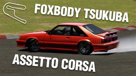 Ford Mustang Foxbody Drift Tsukuba Circuit Assetto Corsa Youtube
