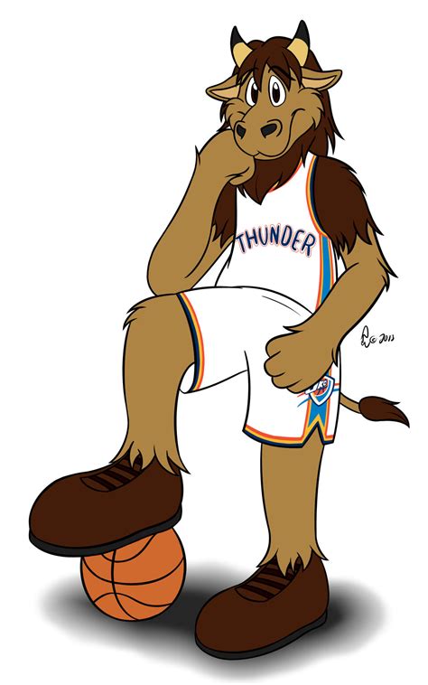 Nba Mascots Rumble The Bison By Bleuxwolf On Deviantart