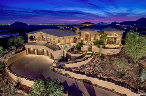 3 Million Mountaintop Home In Fountain Hills Az Homes Of The Rich