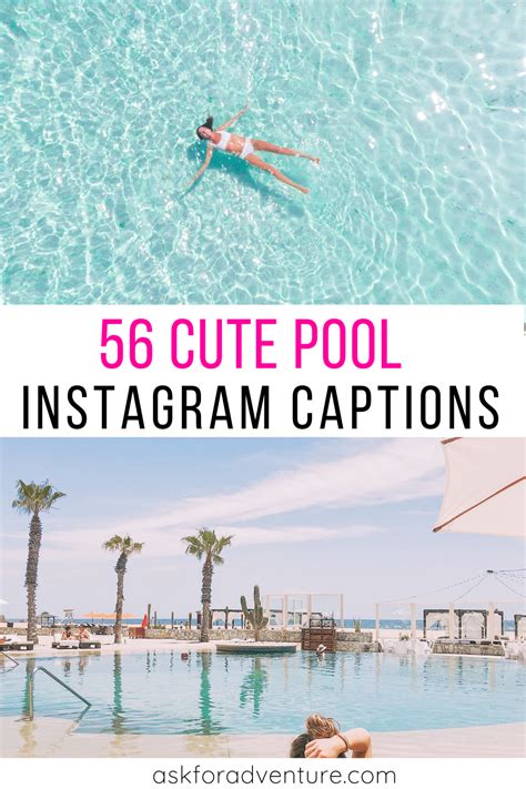 56 Cute Pool Captions For Instagram Poolside Photos Ask For Adventure Pool Picture Pool