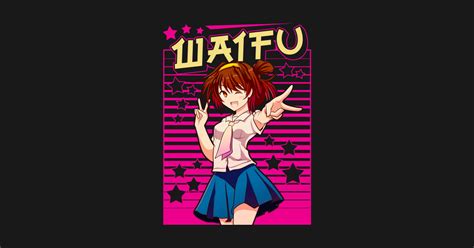 Cute Waifu Anime Girl Adorable Japanese Manga Waifu Tank Top Teepublic Au