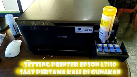Cara Setting Printer Epson L Pertama Kali Di Gunakan Tidak Seperti Printer Lain Youtube