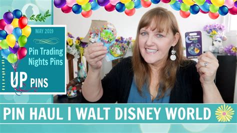 Disney Pin Haul Up Th Anniversary Wdw May Youtube