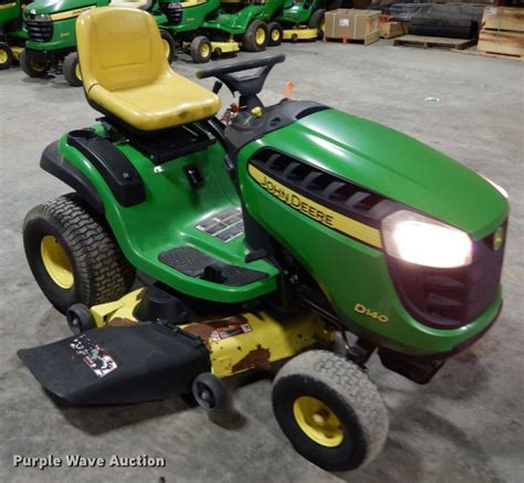 2014 John Deere D140 Lawn Mower In Flora Il Item Gc9365 Sold