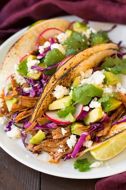 Slow Cooker Pork Tacos Recipe So Easy Cooking Classy