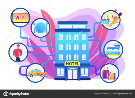Hospitality Management Concept Vector Illustration Stock Vector Image