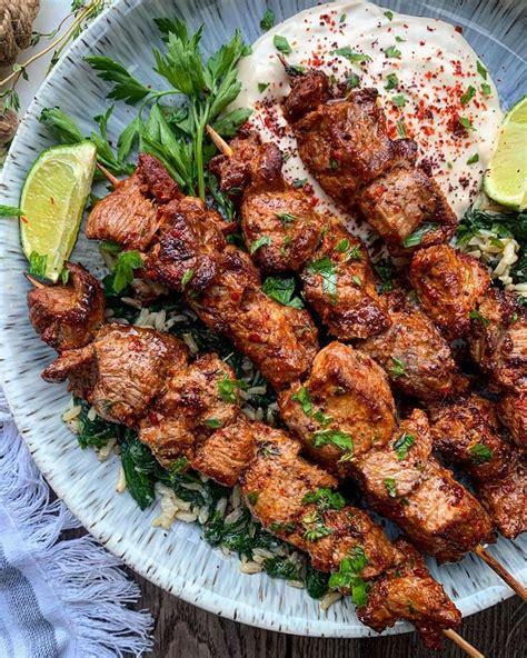 Meliz Cooks on Instagram Lamb Şiş Kebab Monday night is the new