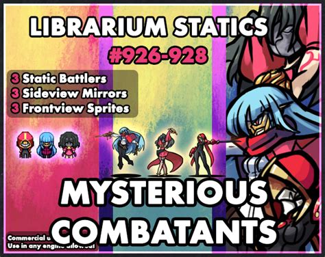 Librarium Statics Mysterious Combatants By Aekashics