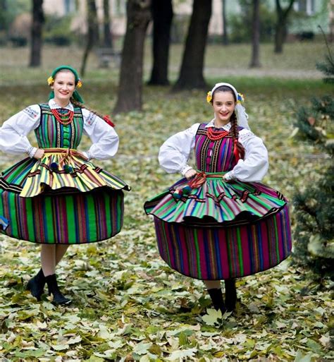 Regional Costumes From Opoczno Poland Polish Folk Costumes