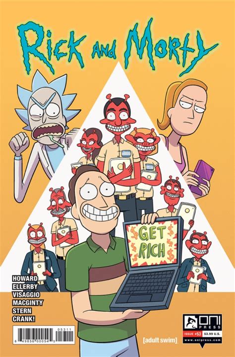 Comic Review Rick And Morty 53 Bubbleblabber