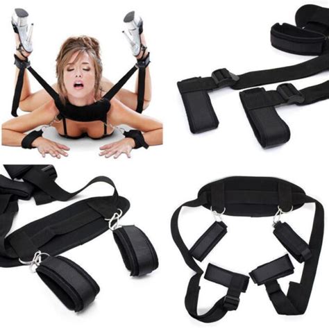 Under Bed Bondage Set Ankle Cuffs Restraint Rope Kit Handcuffs System Bdsm Toy For Sale Online