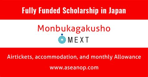 This scholarship，provided by shanghai government for international students studying in shanghai，is in three types: Japanese Government (Monbukagakusho) Scholarships 2017 ...