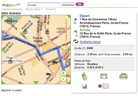 Calculez votre itinéraire rapidement et facilement avec mappy itinéraire, le service en ligne gratuit qui permet de gérer entièrement un trajet. Envoyer un itinéraire Mappy par mail