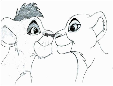 You can use these free lion king 2 coloring pages kiara and kovu for your websites, documents or presentations. Kiara And Kovu Coloring Pages - Coloring Home
