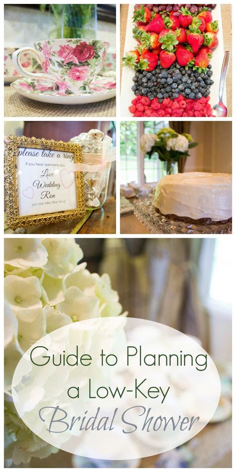 Gude To Planning A Low Key Bridal Shower Bridal Shower Planning