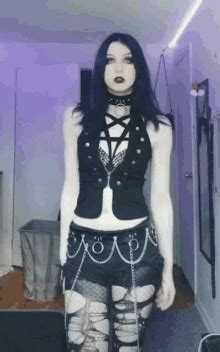 Gothic Girl Gifs Find Share On Giphy Hot Sex Picture