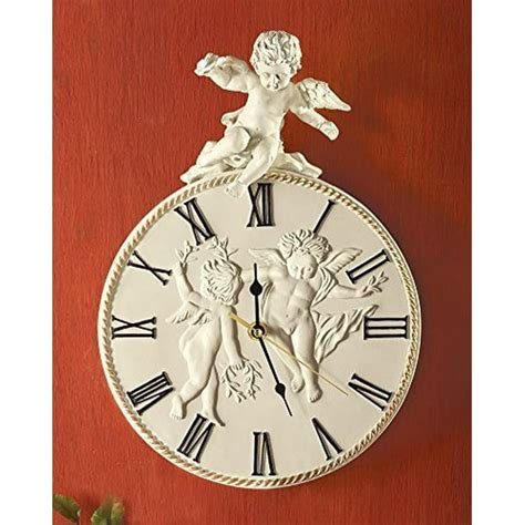Angel Cherub Wall Clock By Collections Etc