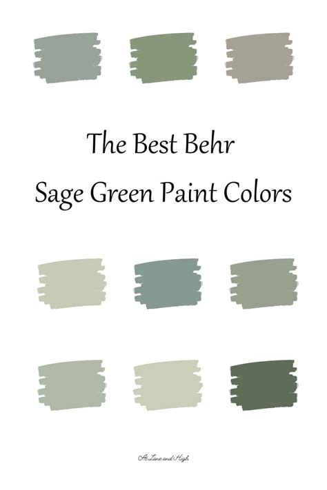 Sage Green Has Taken The World By Storm And Today I Have The Best Behr