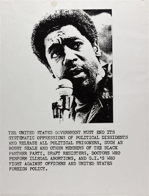 Lot Bobby Seale Black Panthers Poster