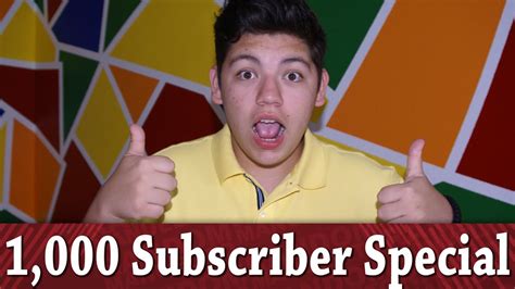 1 000 Subscriber Special Youtube