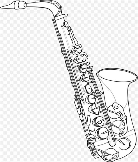 Alto Saxophone Drawing Baritone Saxophone Musical Instruments Png