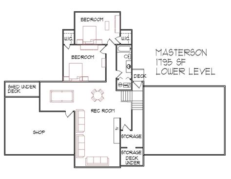 Split Level House Floor Plans Designs Bi Level 1300 Sq Ft 3 Bedroom