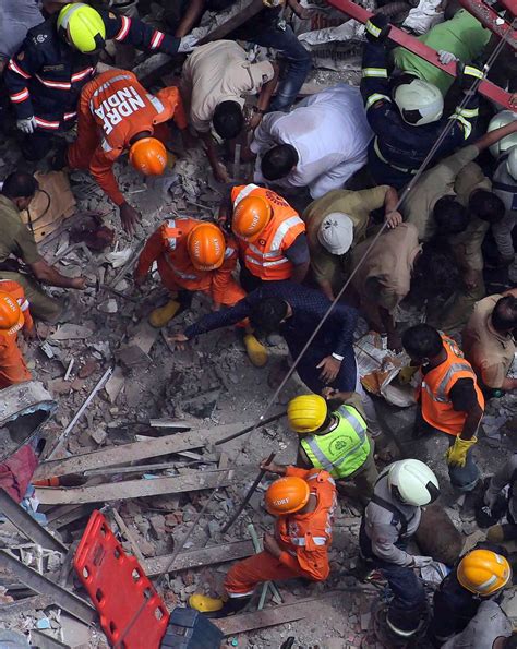 4 Story Building Collapses In India Several Feared Trapped