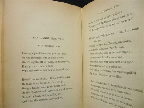 Tales Of A Wayside Inn By Longfellow Henry Wadsworth Near Fine
