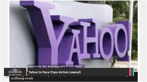 Yahoo To Face Class Action Lawsuit Youtube