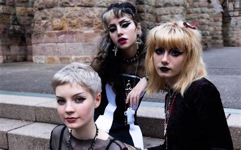 gothic post punk trio sacred hearts explore the dark side of the hollywood dream in glamour