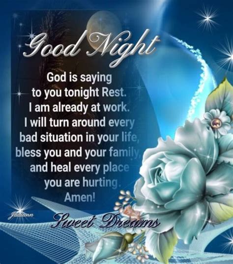 God Is Saying To You Tonight Rest Good Night Pictures Photos And