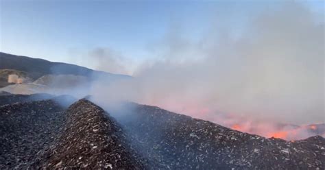 Update Mulch Pile Catches Fire At Tajiguas Landfill Spreads To