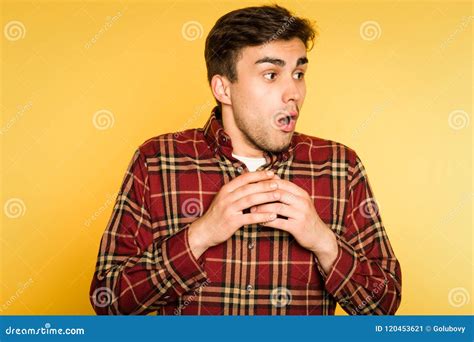 Surprised Startled Astounded Man Gasping Emotion Stock Image Image Of Feelings Gobsmacked