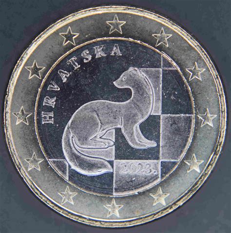 Croatia 1 Euro Coin 2023 Euro Coinstv The Online Eurocoins Catalogue