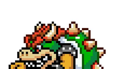 More Smw Characters Bowser Sprite Is Different Size So It Is Weird